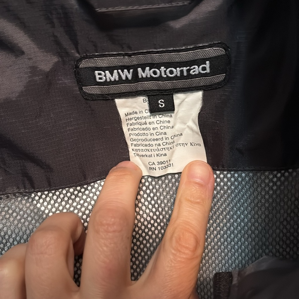 BMW MOTORRAD MOTORCYCLE WINDBREAKER JACKET Men or Women SIZE S Black NWOT 🏍️ - Picture 2 of 10